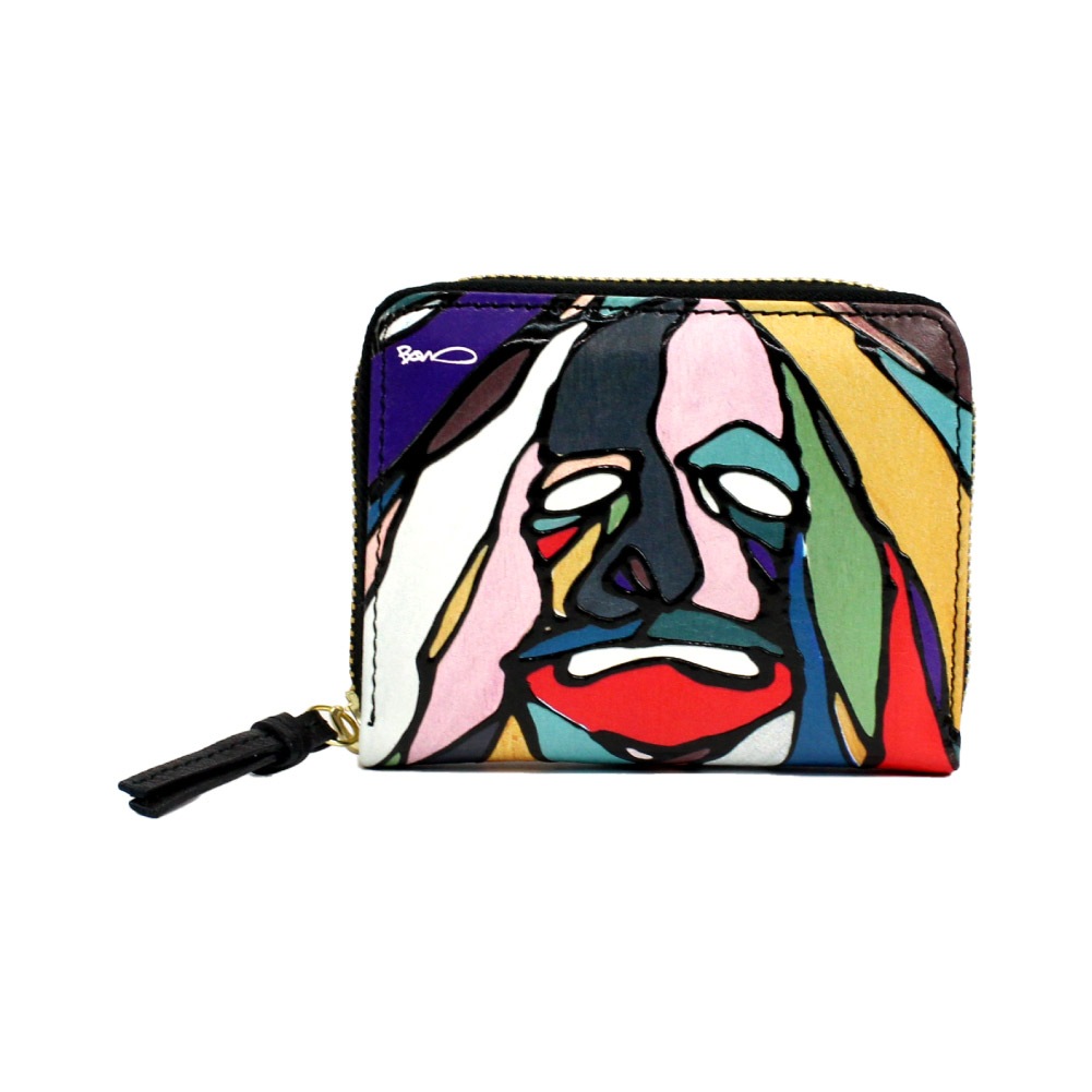 perche ペルケ 富永ボンド コラボ 折り財布 財布 レディース じゃばら ランド レザー 本革 牛革 おしゃれ 人と被らない 08-06-04050