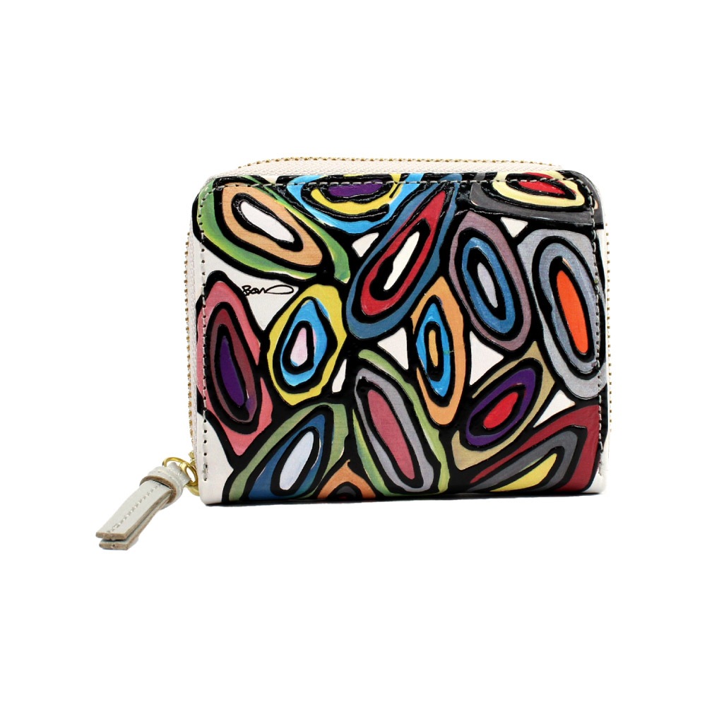 perche ペルケ 富永ボンド コラボ 折り財布 財布 レディース じゃばら ランド レザー 本革 牛革 おしゃれ 人と被らない 08-06-04050