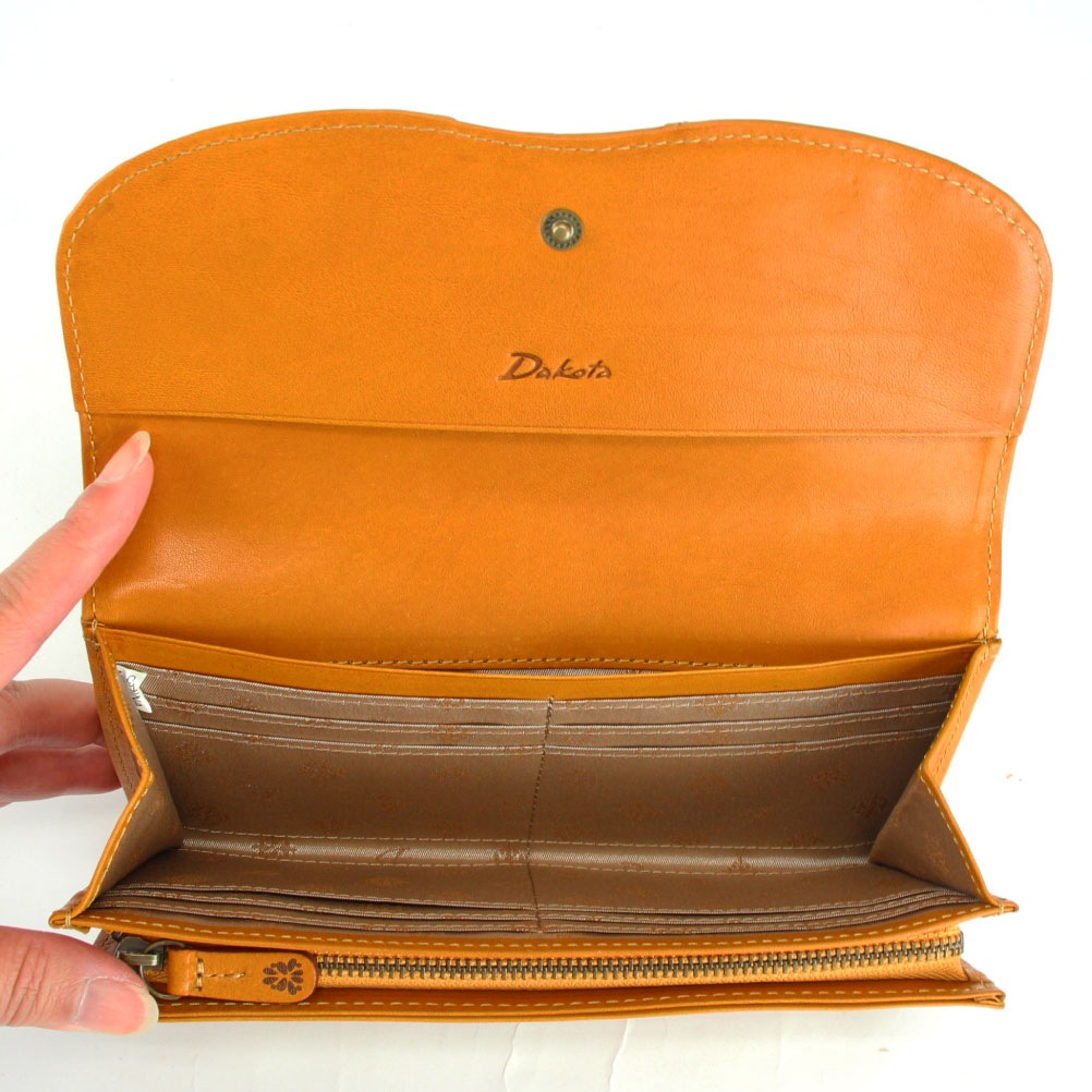 Dakota ダコタ マーゴット 0031602 フラップ 財布 レディース ブランド 本革 レザー イタリアンレザー 花 牛革 革 被せ長財布