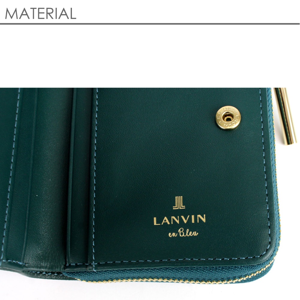 LANVIN en Bleu ランバンオンブルー 財布 折二つ折り財布 レディース