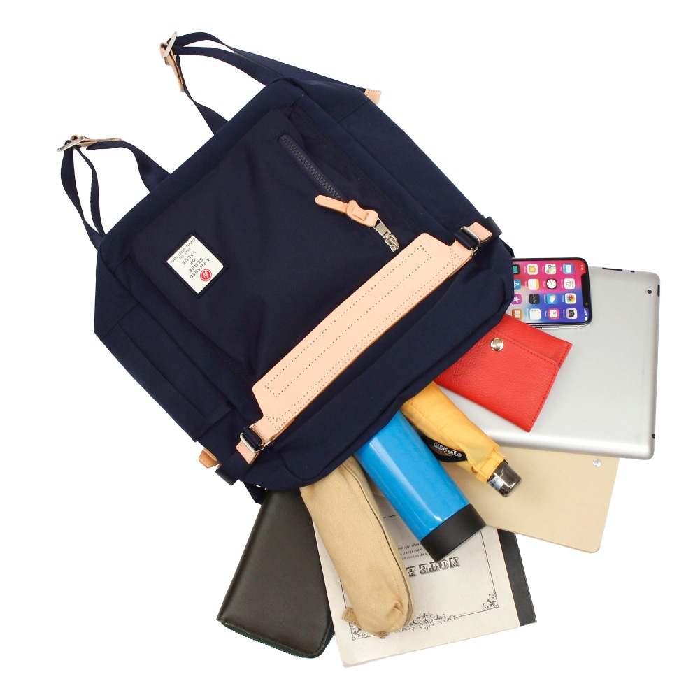 SALE 30% OFF アッソブ AS2OV リュックサック バックパック メンズ リュック PC 通勤 通学 ビジネス 旅行 トラベル ハイデンシティ レザー ナイロン HIGHDENSITY SQUARE BACKPACK 152325
