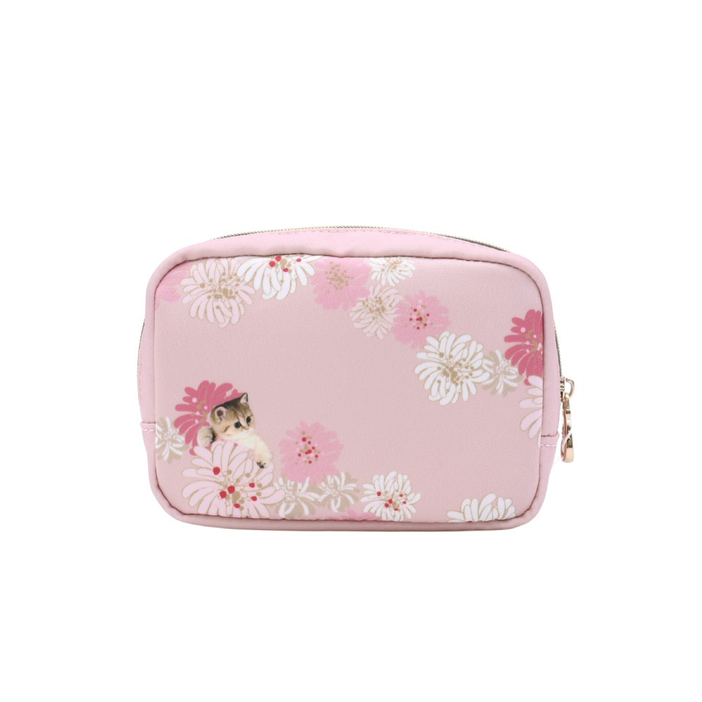 新作予約 PAUL&JOE ACCESSOIRES ポール&ジョー 化粧ポーチ メイクポーチ 小さめ レディース クリザンテーム＆ヌネットプリント ポルジョ クリザンテーム ヌネット ポーチ コンパクト コスメ収納 ブランド pja-p1352 正規販売店【2月24日入荷予定】