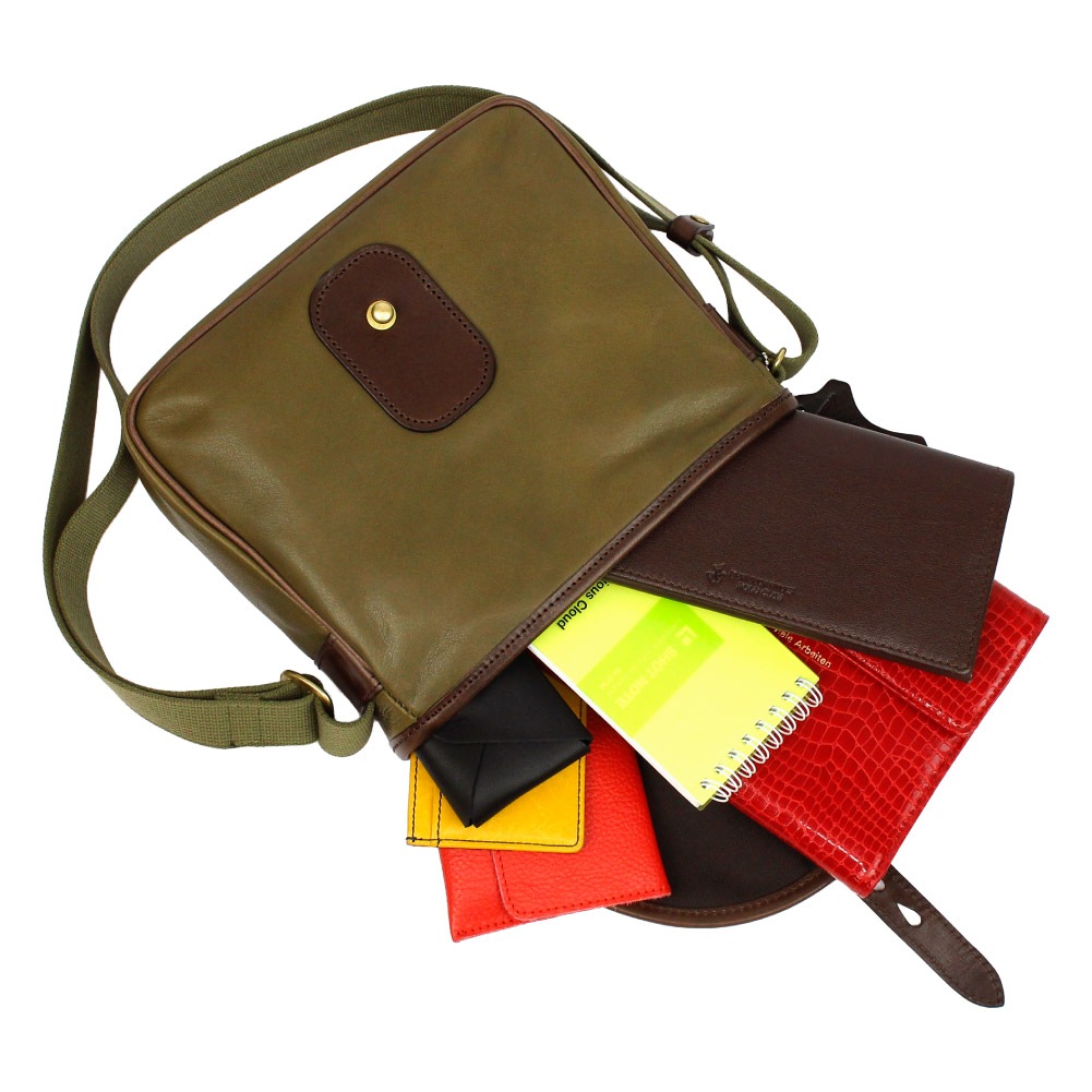 Passenger Message パッセンジャーメッセージ ショルダーバッグ メンズ 小さめ 革 レザー 斜め掛け 本革 姫路レザー トラッドミニ 959-pm-5kf101