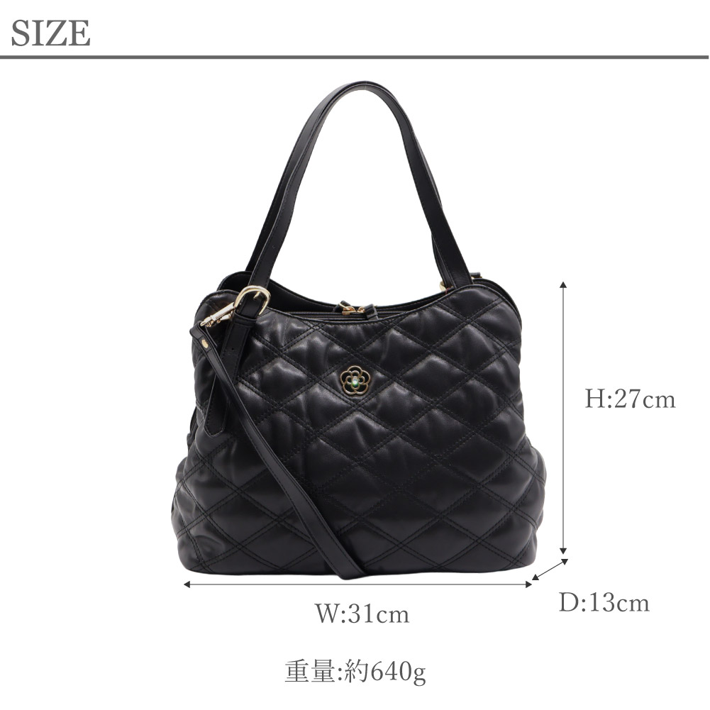 新作 クレイサス CLATHAS ハンドバッグ レディース 可愛い ショルダーバッグ 2way ショルダー キルティング 肩掛け 斜め掛け 軽量 ブラック 黒 ブランド 大人 上品 a4 ルトレ 0190350