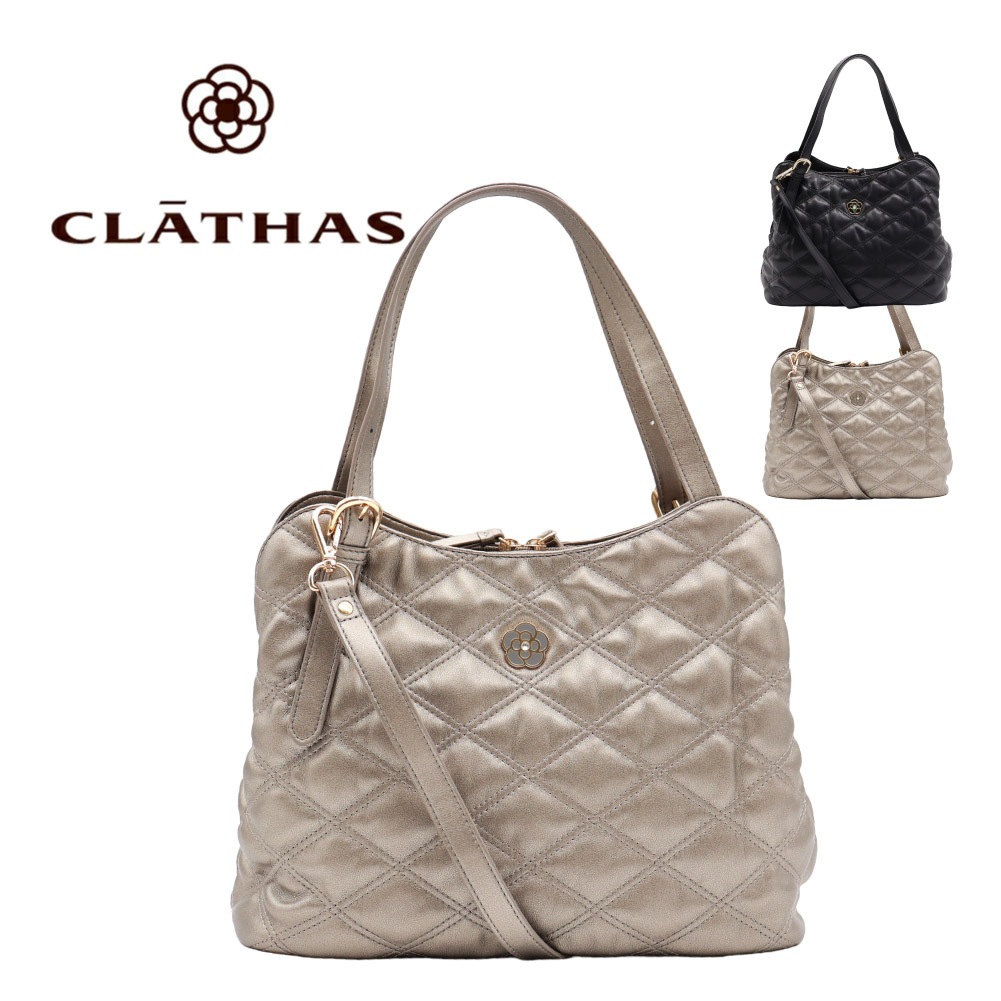新作 クレイサス CLATHAS ハンドバッグ レディース 可愛い ショルダーバッグ 2way ショルダー キルティング 肩掛け 斜め掛け 軽量 ブラック 黒 ブランド 大人 上品 a4 ルトレ 0190350