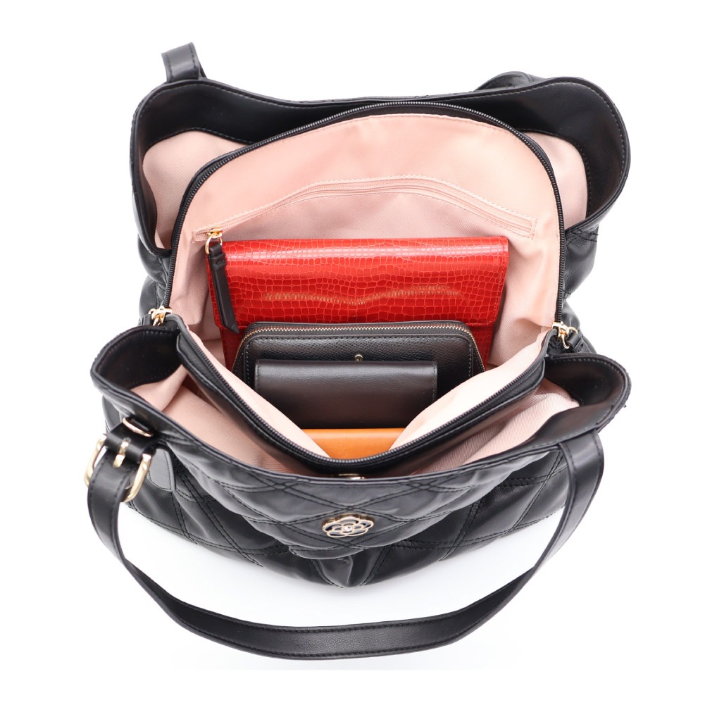 新作 クレイサス CLATHAS ハンドバッグ レディース 可愛い ショルダーバッグ 2way ショルダー キルティング 肩掛け 斜め掛け 軽量 ブラック 黒 ブランド 大人 上品 a4 ルトレ 0190350