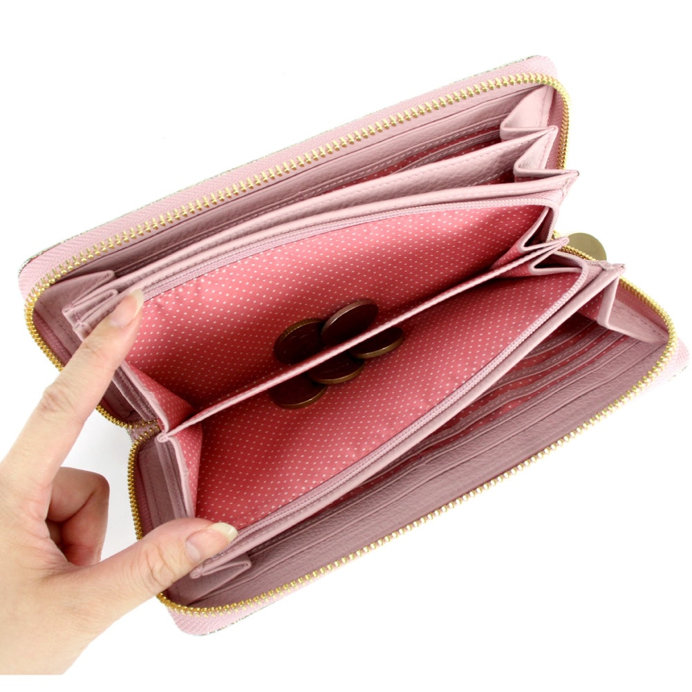 LANVIN en Bleu ランバンオンブルー 財布 長財布 レディース 本革 牛革