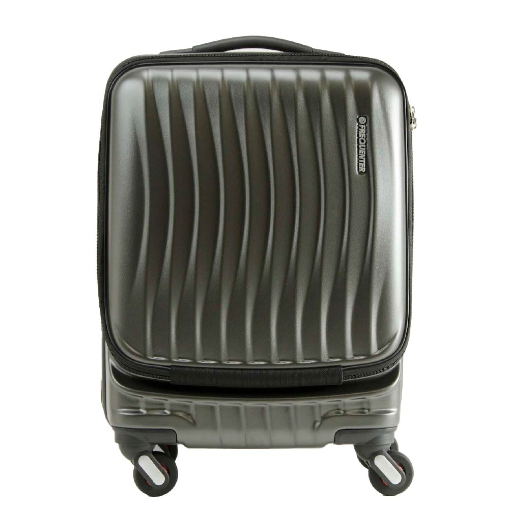 スーツケース TSAロック 2泊 CLAM ADVANCE クラムアドバンス ストッパー付 4輪キャリー フロントオープン 静音 1-216 34L FREQUENTER フリクエンター