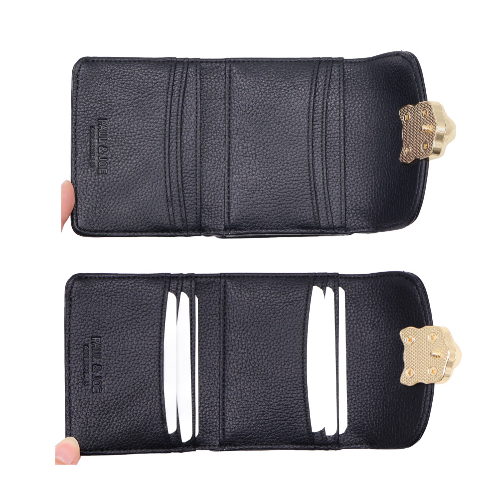 PAUL&JOE ACCESSOIRES ポールアンドジョー 3D CAT FACE 口金ミニ財布 pja-w1382 5月9日順次発送