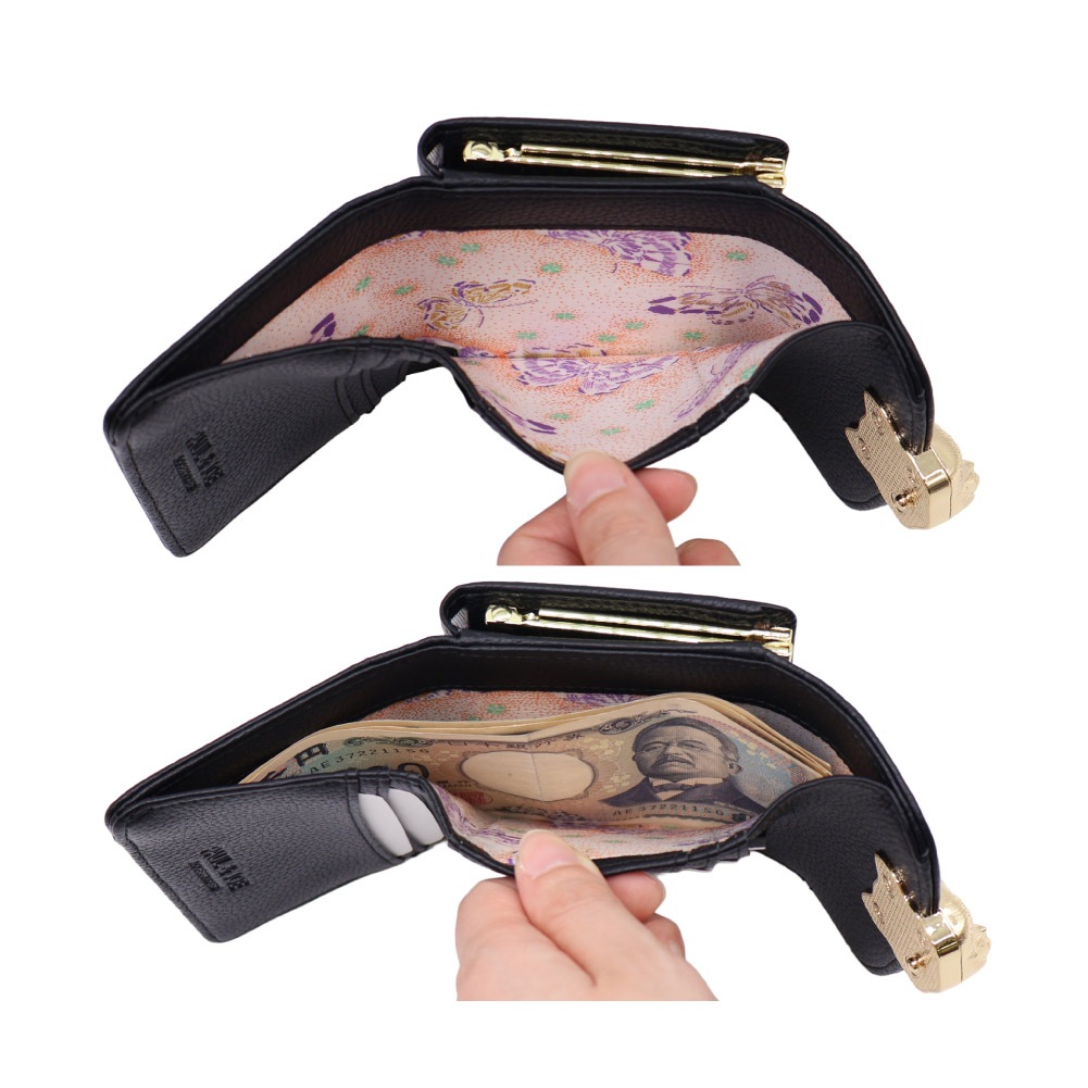 PAUL&JOE ACCESSOIRES ポールアンドジョー 3D CAT FACE 口金ミニ財布 pja-w1382 5月9日順次発送