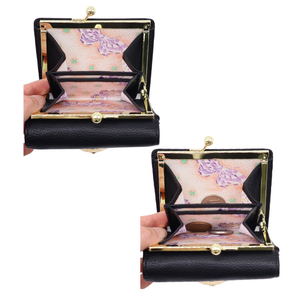 PAUL&JOE ACCESSOIRES ポールアンドジョー 3D CAT FACE 口金ミニ財布 pja-w1382 5月9日順次発送