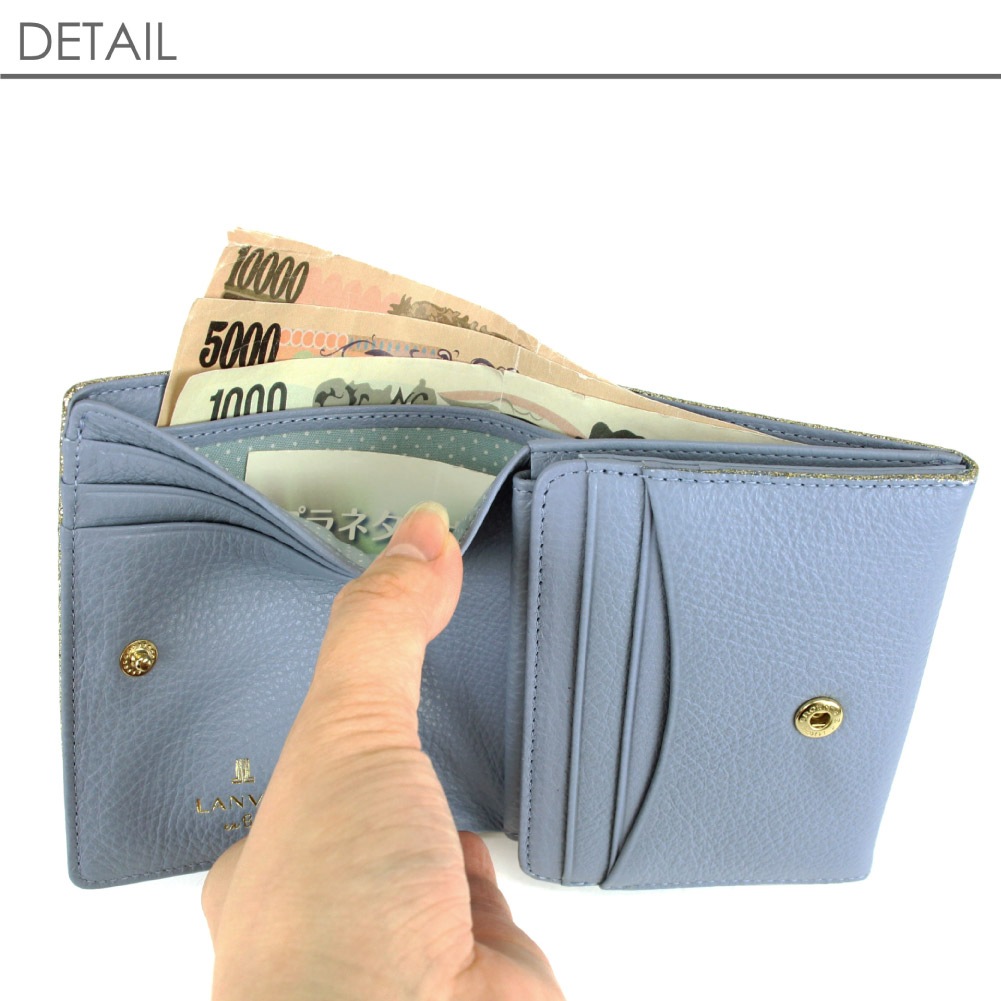 LANVIN en Bleu ランバンオンブルー 財布 折り財布 レディース