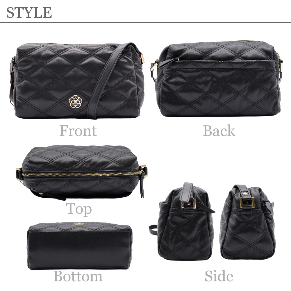 新作 クレイサス CLATHAS ショルダーバッグ レディース キルティング レザー フェイクレザー ショルダー バッグ 斜め掛け 肩掛け 大人 上品 きれいめ ブランド 2025年 秋冬 ブラック 黒 ルトレ 0190352