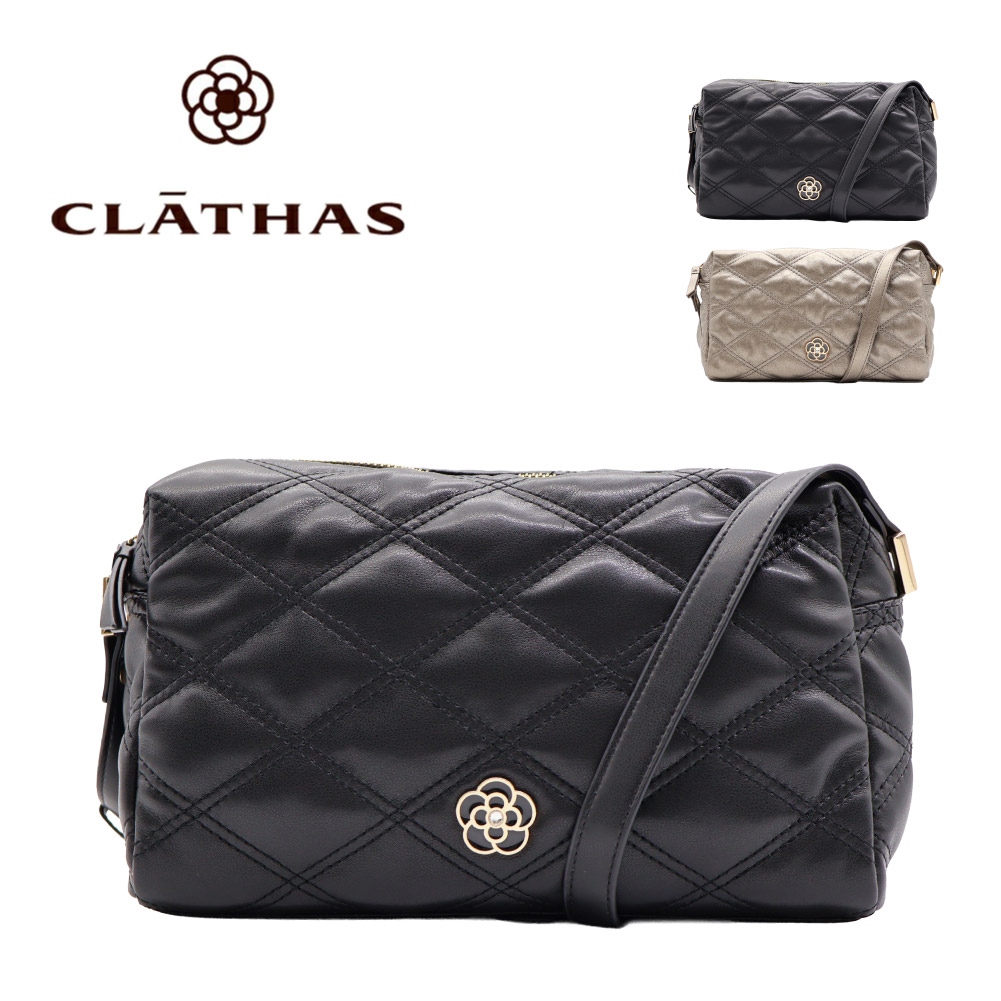 新作 クレイサス CLATHAS ショルダーバッグ レディース キルティング レザー フェイクレザー ショルダー バッグ 斜め掛け 肩掛け 大人 上品 きれいめ ブランド 2025年 秋冬 ブラック 黒 ルトレ 0190352