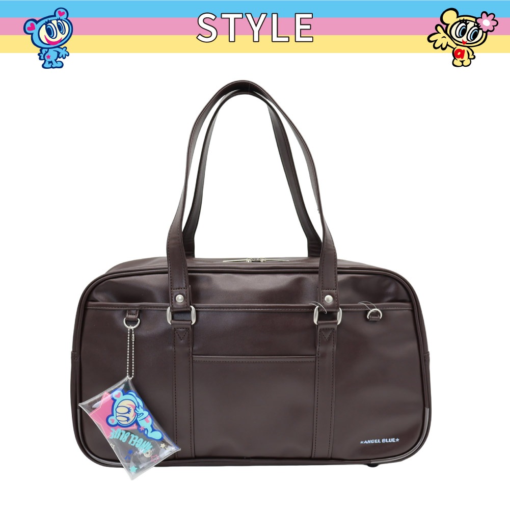 エンジェルブルー ANGEL BLUE スクールバッグ スクバ 合皮 ナカムラ