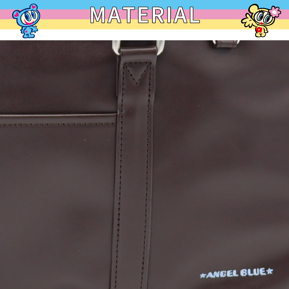 SALE 30% OFF エンジェルブルー ANGEL BLUE スクールバッグ スクバ 合皮 ナカムラくん 流行りのスクバ レディース スクールボストン 通学 中学生 高校生 学生 学生カバン A4 ブランド AB001
