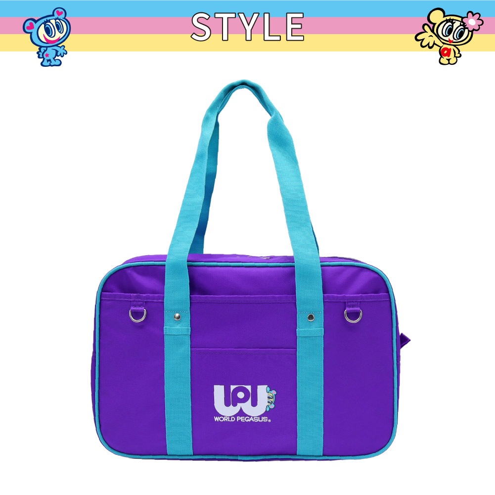 SALE 30% OFF ワールドペガサスワッペ エンジェルブルー ANGEL BLUE コラボ スクバスクールバッグ エンジェルブルーコラボ ナカムラくん 流行りのスクバ レディース スクールボストン 通学 中学生 高校生 学生カバン A4 ブランド WPAB001