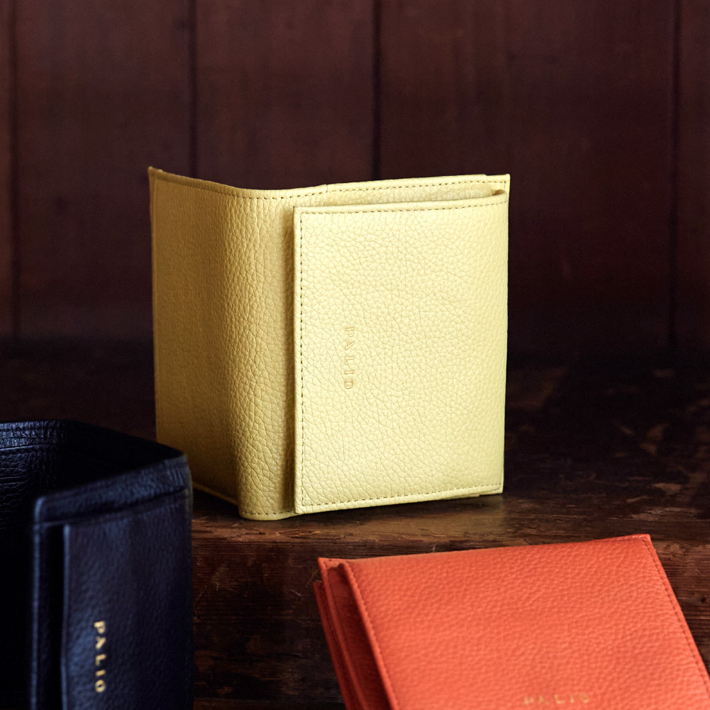 新作 PALIO Colore コローレ 本革 2つ折り財布 BOX型 paw-016