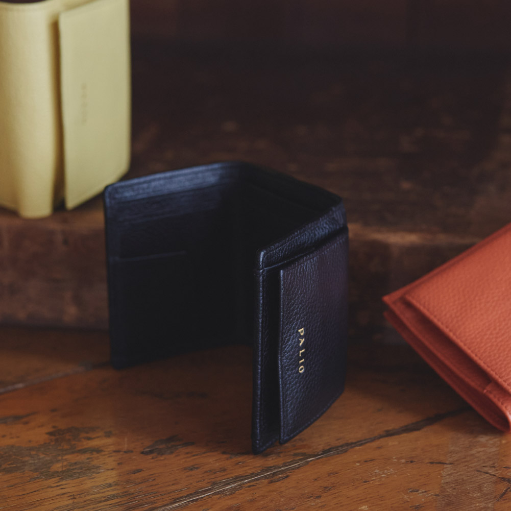 新作 PALIO Colore コローレ 本革 3つ折り財布 BOX型 paw-017
