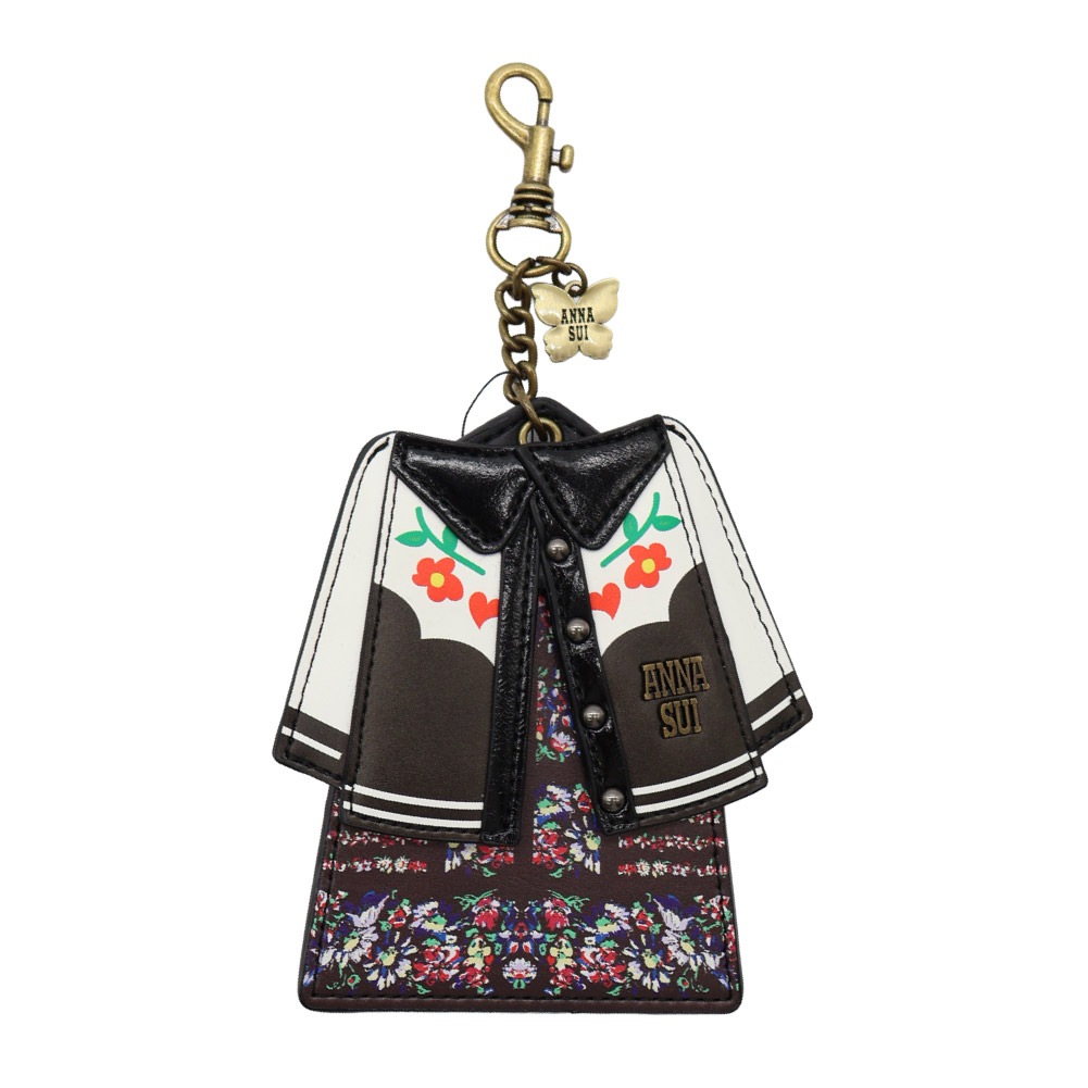ANNA SUI 装飾付きパスケース ANNA SUI アナスイ パスケース レディース バッグチャーム 2025