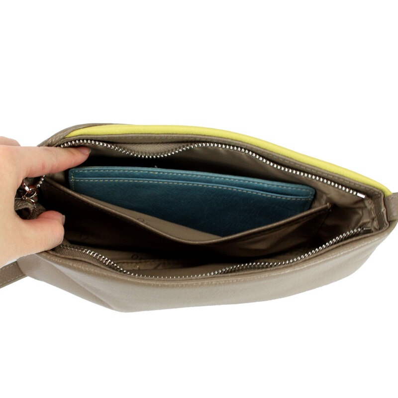 SALE30%OFF PALIO Adatto  バイカラー本革ショルダーバッグ  PA-230