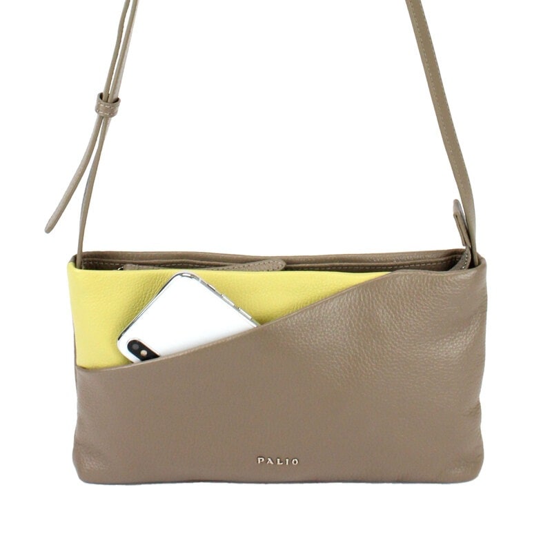 SALE30%OFF PALIO Adatto  バイカラー本革ショルダーバッグ  PA-230