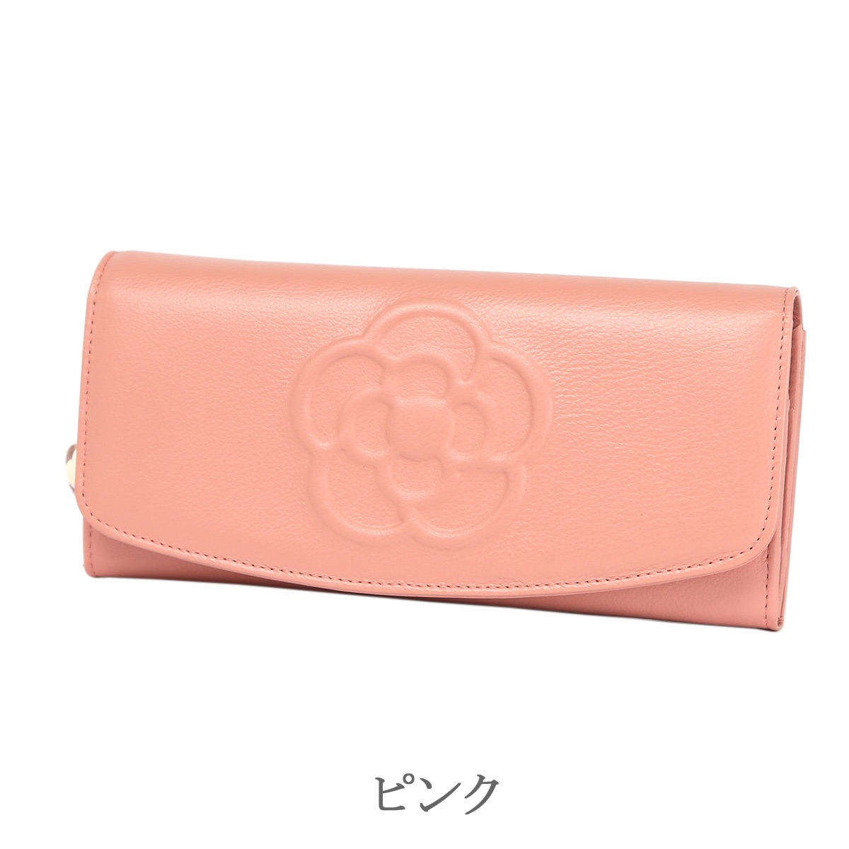 クレイサス 財布 長財布 CLATHAS フラップ 本革 ワッフル レザー 被せ かぶせ長財布 レディース ブランド 使いやすい 185430 190320