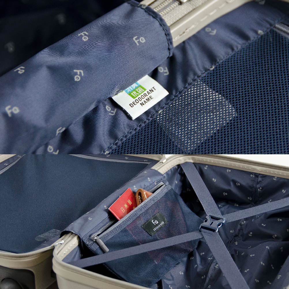 キャリーケース Sサイズ フロントオープン型 スーツケース キャリーバッグ 2泊 3泊 TSA レディース 旅行 FREQUENTER フリクエンター LIEVE リエーヴェ 1-254