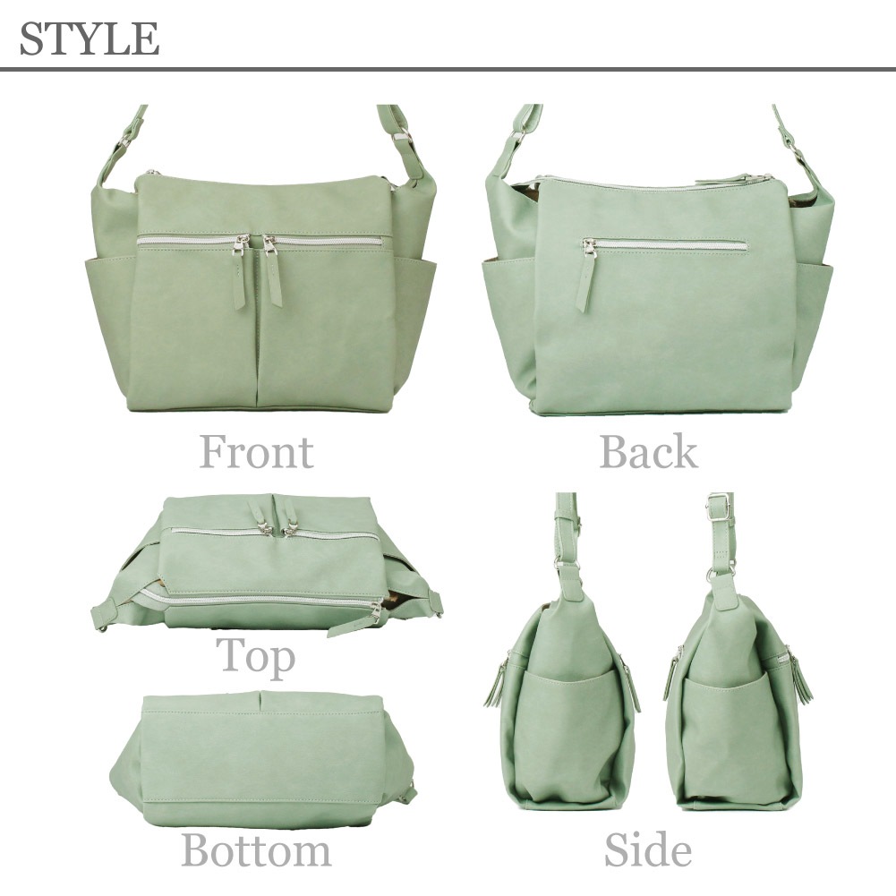 Artisane josse アルチザンヌ・ジョゼ ショルダーバッグ レディース 斜め掛け 軽量 大容量 ブランド 合皮 Poche ポッシュ 962-aj-5da001