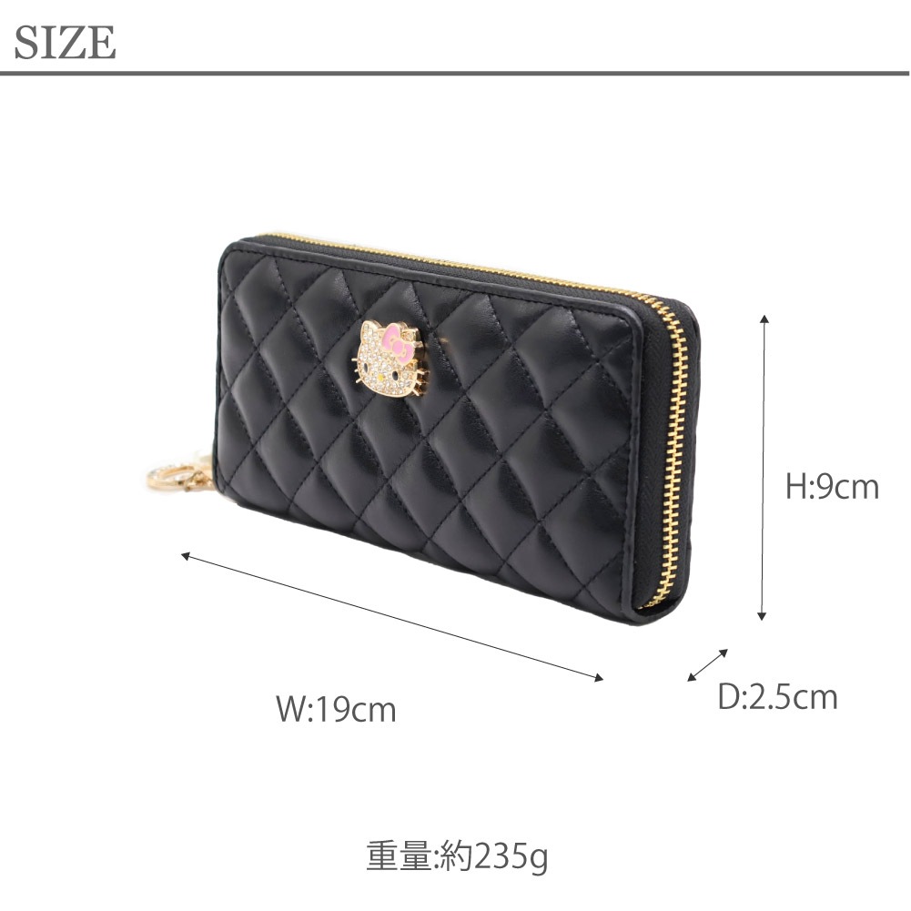 Hello Kitty ハローキティ 長財布 財布 ラウンドファスナー長財布 大