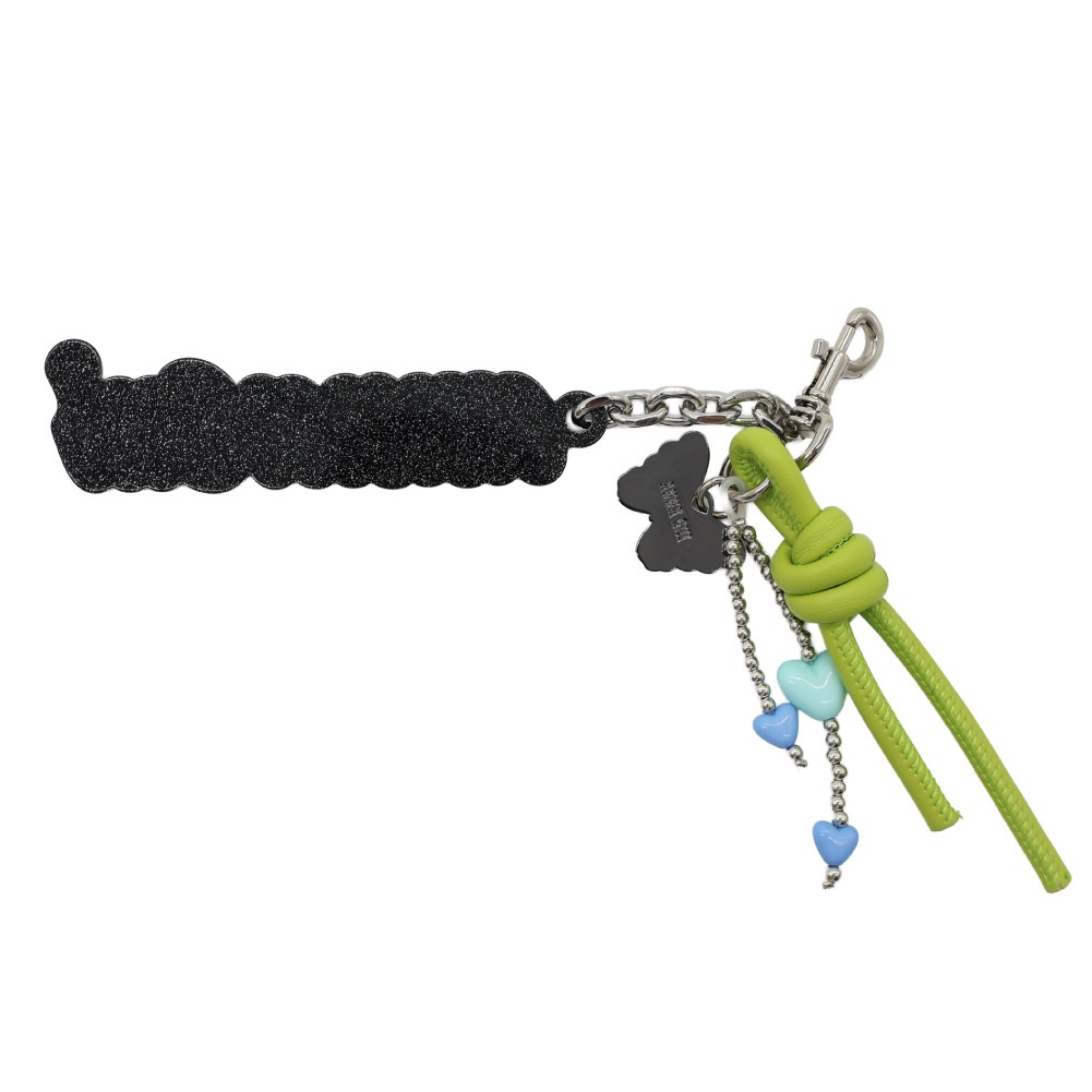 ANNA SUI アナスイ バッグチャーム レディース プレートチャーム ノットチャーム ロッキンチャーム グリーン パープル ブランド 2025年 秋冬 新作 ロック ポップ 可愛い ギフト 318163