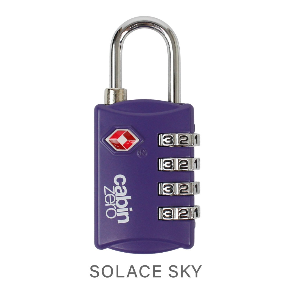 南京錠 ダイヤル式 TSA 4桁 TSAロック ダイヤルロック 鍵 ダイヤル錠 キャビンゼロ CABINZERO トラベルロック トラベルTSAロック ブラック グレー ネイビー ブルー カーキ レッド ブランド 旅行 バックパック スーツケース キャリーケース 814-CZLK011