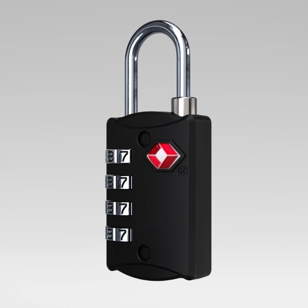 南京錠 ダイヤル式 TSA 4桁 TSAロック ダイヤルロック 鍵 ダイヤル錠 キャビンゼロ CABINZERO トラベルロック トラベルTSAロック ブラック グレー ネイビー ブルー カーキ レッド ブランド 旅行 バックパック スーツケース キャリーケース 814-CZLK011