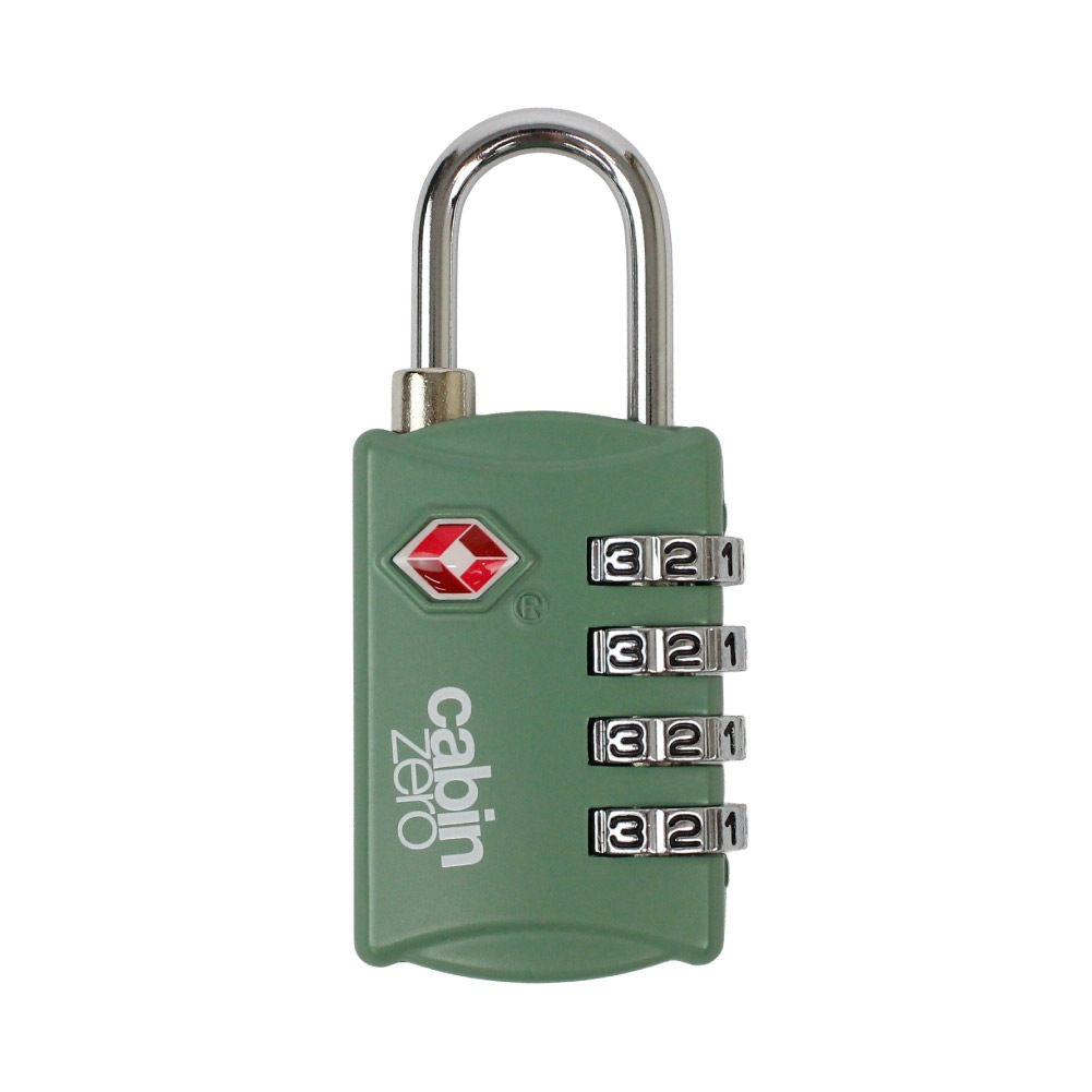 南京錠 ダイヤル式 TSA 4桁 TSAロック ダイヤルロック 鍵 ダイヤル錠 キャビンゼロ CABINZERO トラベルロック トラベルTSAロック ブラック グレー ネイビー ブルー カーキ レッド ブランド 旅行 バックパック スーツケース キャリーケース 814-CZLK011