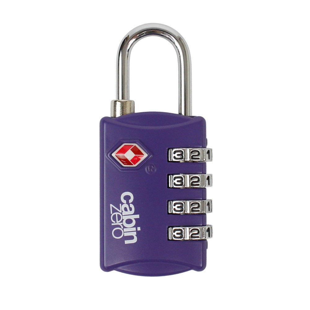 南京錠 ダイヤル式 TSA 4桁 TSAロック ダイヤルロック 鍵 ダイヤル錠 キャビンゼロ CABINZERO トラベルロック トラベルTSAロック ブラック グレー ネイビー ブルー カーキ レッド ブランド 旅行 バックパック スーツケース キャリーケース 814-CZLK011