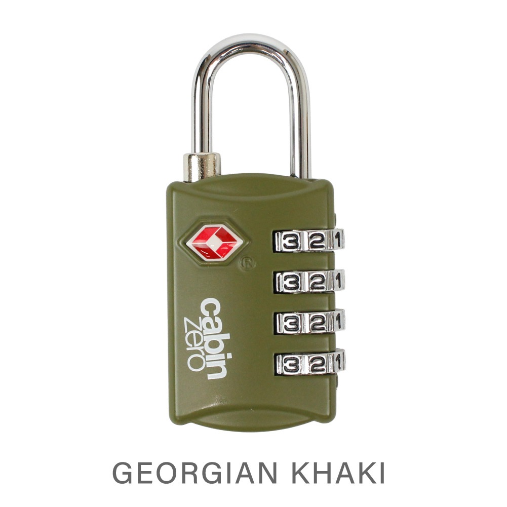 南京錠 ダイヤル式 TSA 4桁 TSAロック ダイヤルロック 鍵 ダイヤル錠 キャビンゼロ CABINZERO トラベルロック トラベルTSAロック ブラック グレー ネイビー ブルー カーキ レッド ブランド 旅行 バックパック スーツケース キャリーケース 814-CZLK011