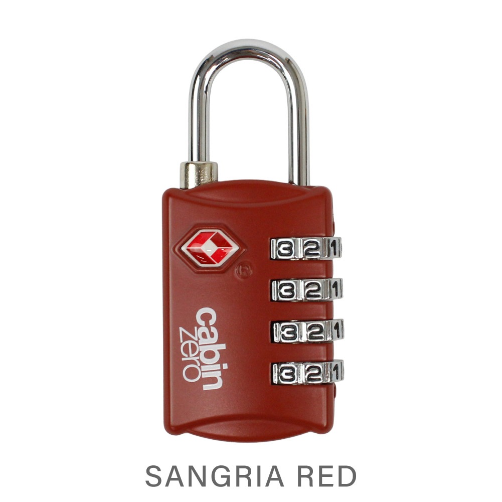 南京錠 ダイヤル式 TSA 4桁 TSAロック ダイヤルロック 鍵 ダイヤル錠 キャビンゼロ CABINZERO トラベルロック トラベルTSAロック ブラック グレー ネイビー ブルー カーキ レッド ブランド 旅行 バックパック スーツケース キャリーケース 814-CZLK011