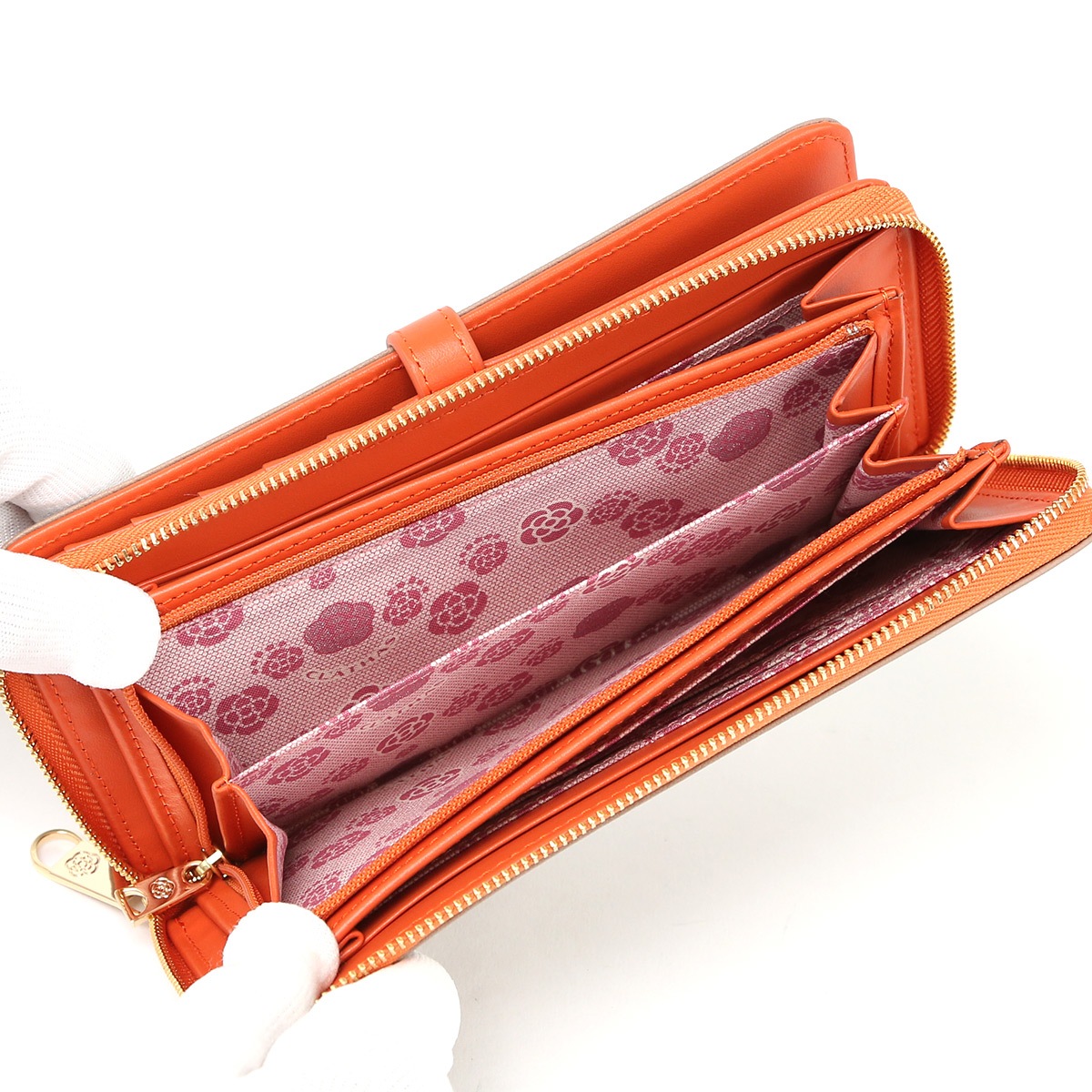 クレイサス 長財布 clathas 長財布 財布 レディース ブランド 使いやすい ラウンドファスナー 本革 レザー 牛革 ブラン 188401