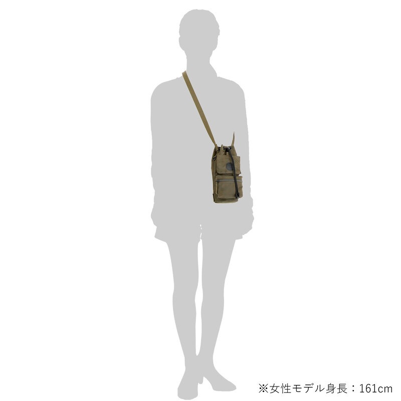 POTR ライド シリンダーバッグ 997-26859 ショルダーバッグ 小さめ 軽量 ナイロン メンズ レディース RIDE CYLINDER BAG