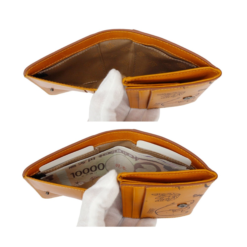 Dakota ダコタ 財布 レディース 二つ折り財布 二つ折り レザー ブランド 大人 上品 可愛い エレファンテ グリーン マスタード レッド 緑 黄色 赤 像 0031780