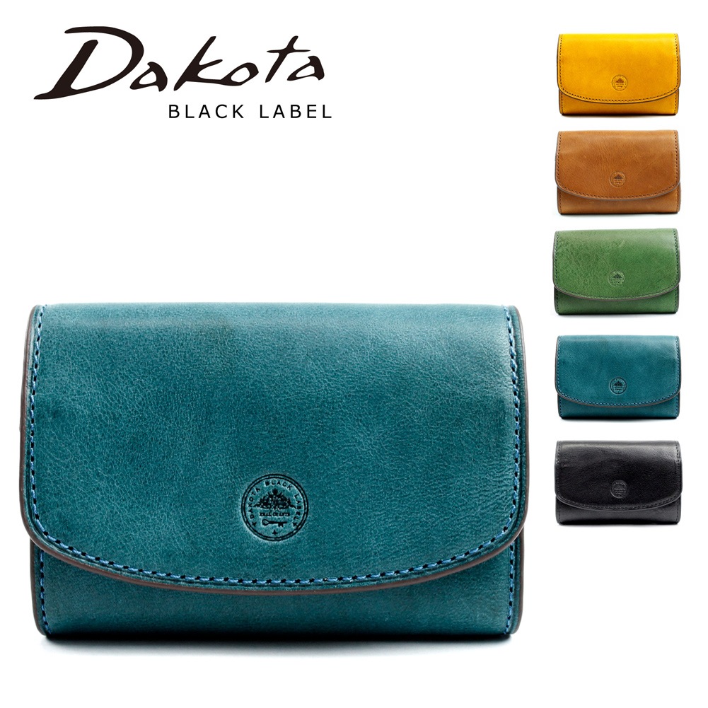 Dakota BLACK LABEL ダコタ ブラックレーベル 小銭入れ ミニモ 三つ折り ミニ財布 コンパクト メンズ ブランド 本革 レザー 牛革 革 0627601 0627611 