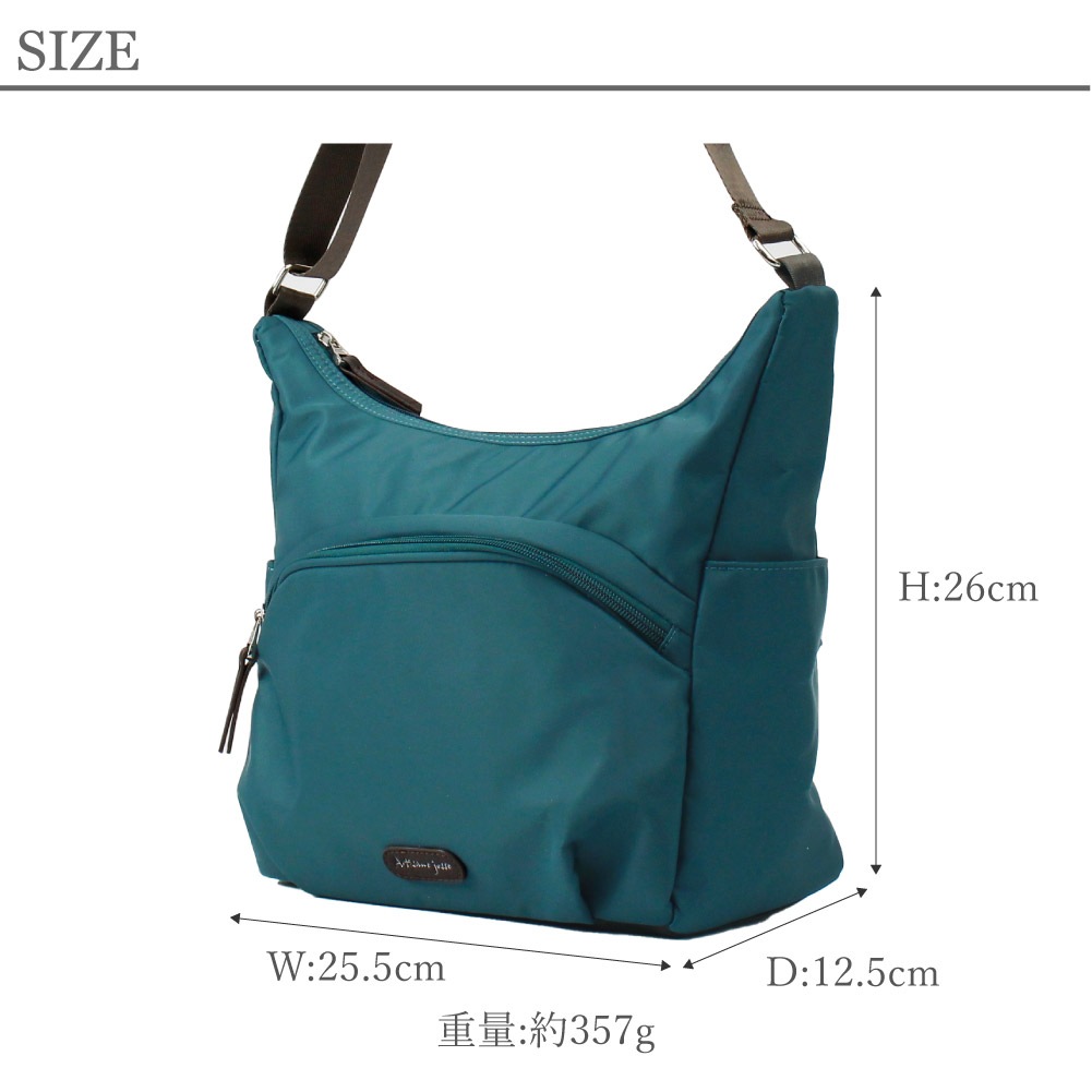 Artisane josse アルチザンヌ・ジョゼ ショルダーバッグ レディース 斜めがけ 大人 軽量 ナイロン 肩掛け ブランド ポケかる 962-AJ-4DA004