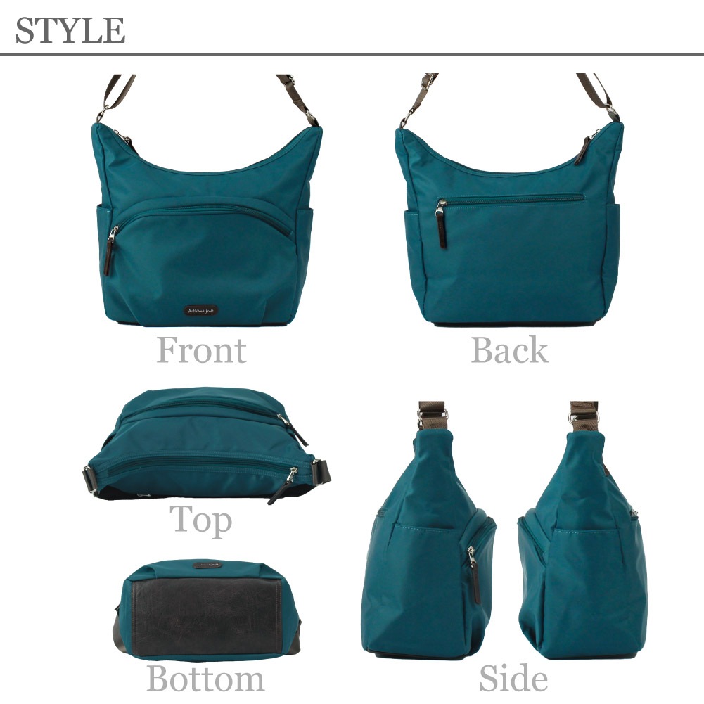 Artisane josse アルチザンヌ・ジョゼ ショルダーバッグ レディース 斜めがけ 大人 軽量 ナイロン 肩掛け ブランド ポケかる 962-AJ-4DA004