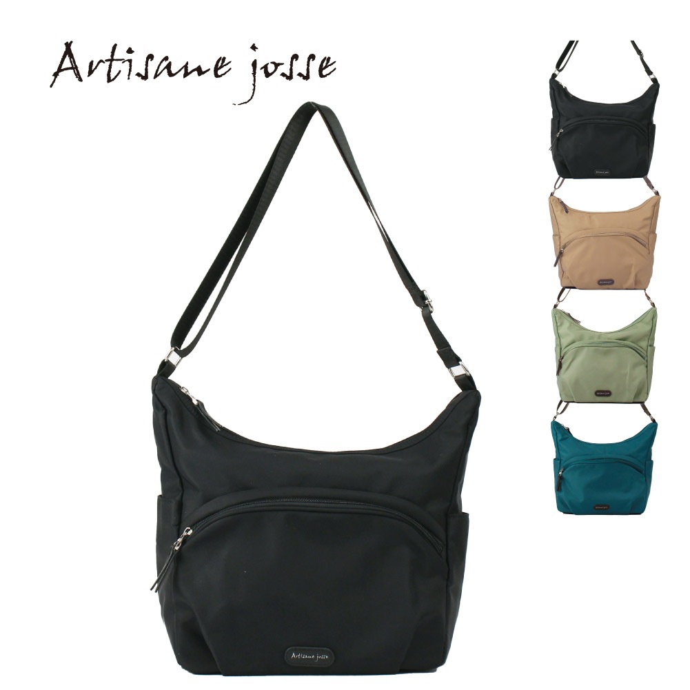 Artisane josse アルチザンヌ・ジョゼ ショルダーバッグ レディース 斜めがけ 大人 軽量 ナイロン 肩掛け ブランド ポケかる 962-AJ-4DA004