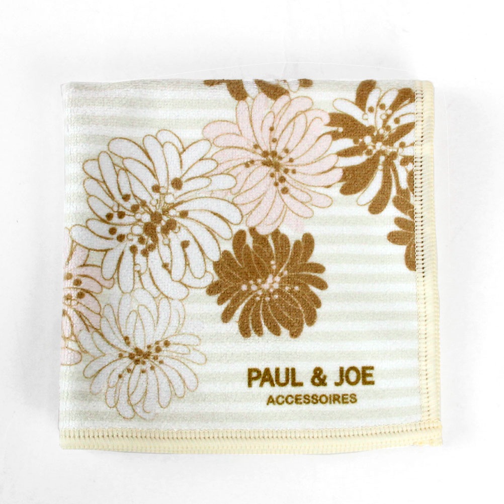 ポールアンドジョー くまのプーさん コラボ ハンカチ スマホ拭き メガネ拭き キャラクター 可愛い 2WAY 花柄 レディース ブランド 女の子 000329-0001
