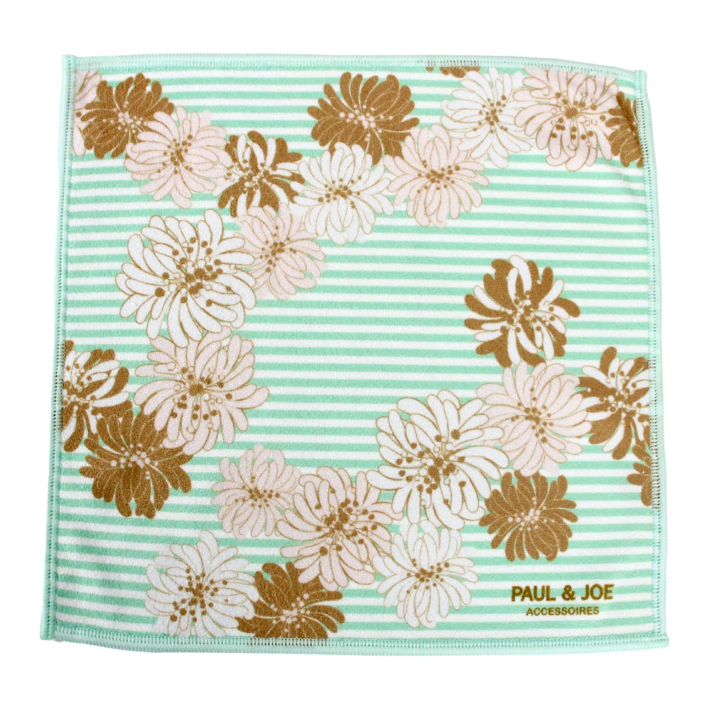 ポールアンドジョー くまのプーさん コラボ ハンカチ スマホ拭き メガネ拭き キャラクター 可愛い 2WAY 花柄 レディース ブランド 女の子 000329-0001