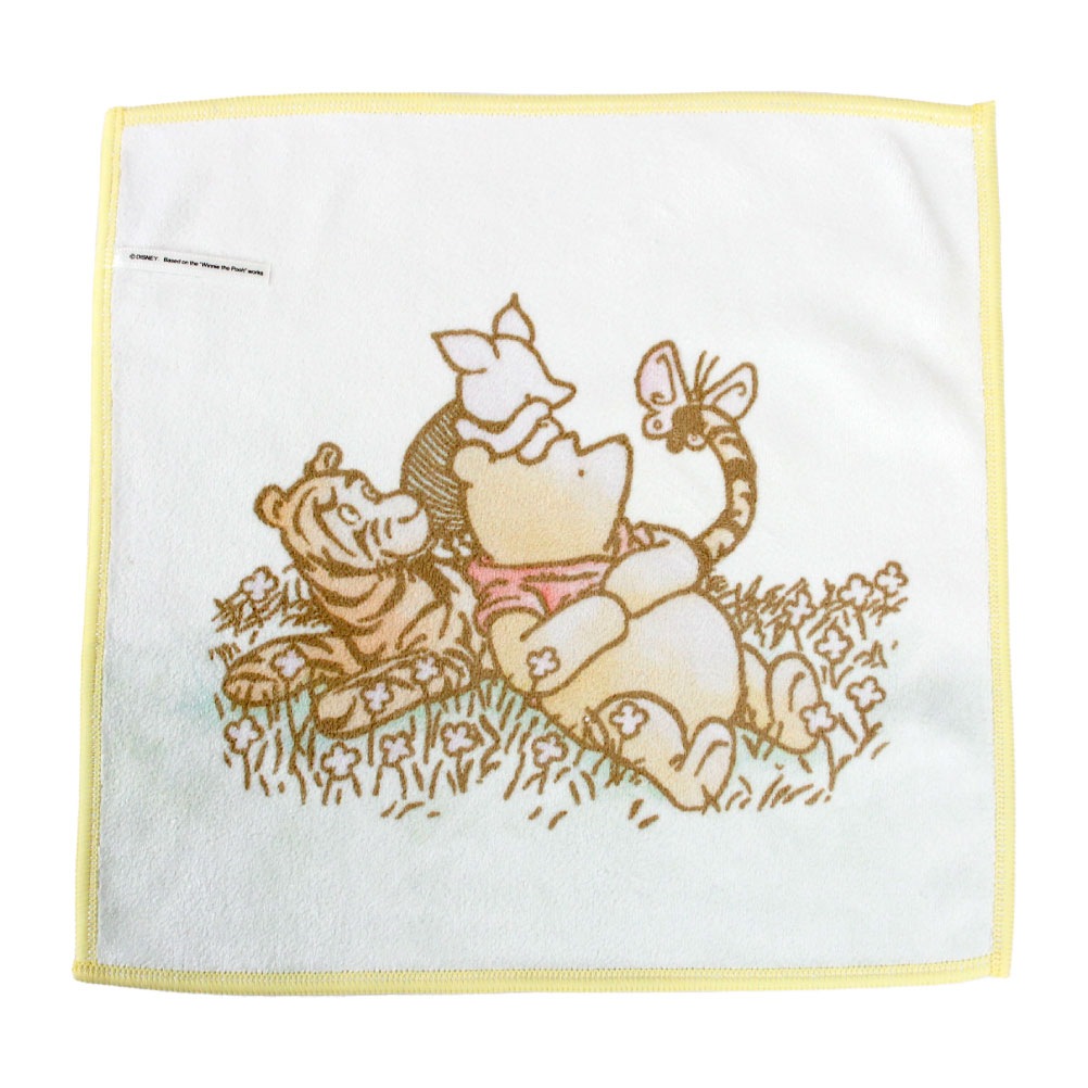 ポールアンドジョー くまのプーさん コラボ ハンカチ スマホ拭き メガネ拭き キャラクター 可愛い 2WAY 花柄 レディース ブランド 女の子 000329-0001