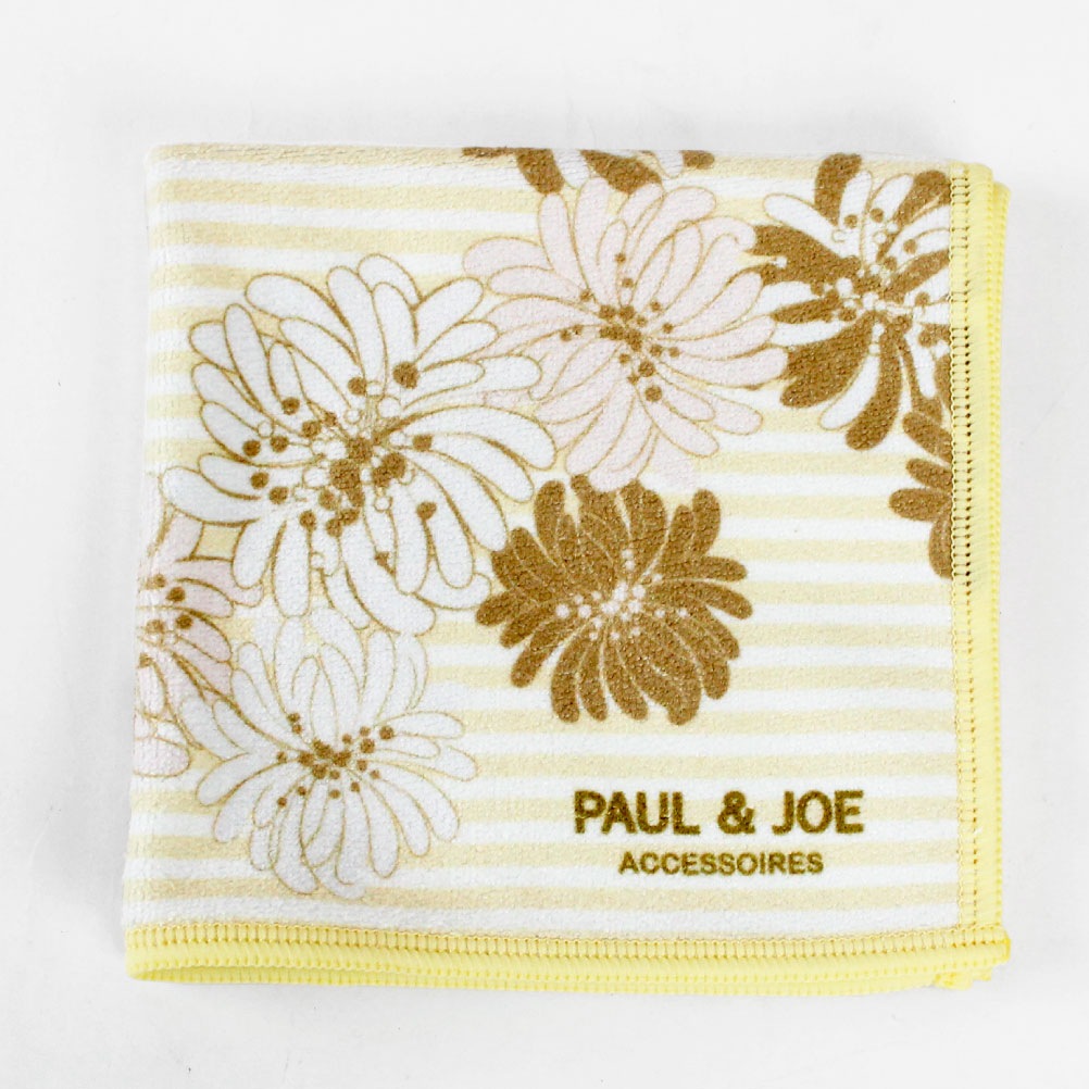 ポールアンドジョー くまのプーさん コラボ ハンカチ スマホ拭き メガネ拭き キャラクター 可愛い 2WAY 花柄 レディース ブランド 女の子 000329-0001