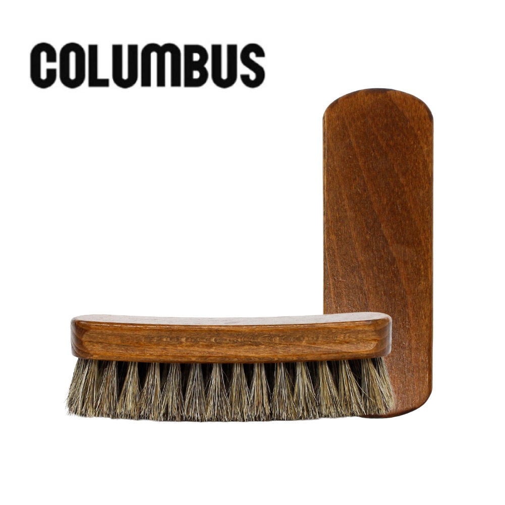 コロンブス ジャーマンブラシ2 馬毛 レザー 本革 ブラシ お手入れブラシ レザーお手入れ 7062