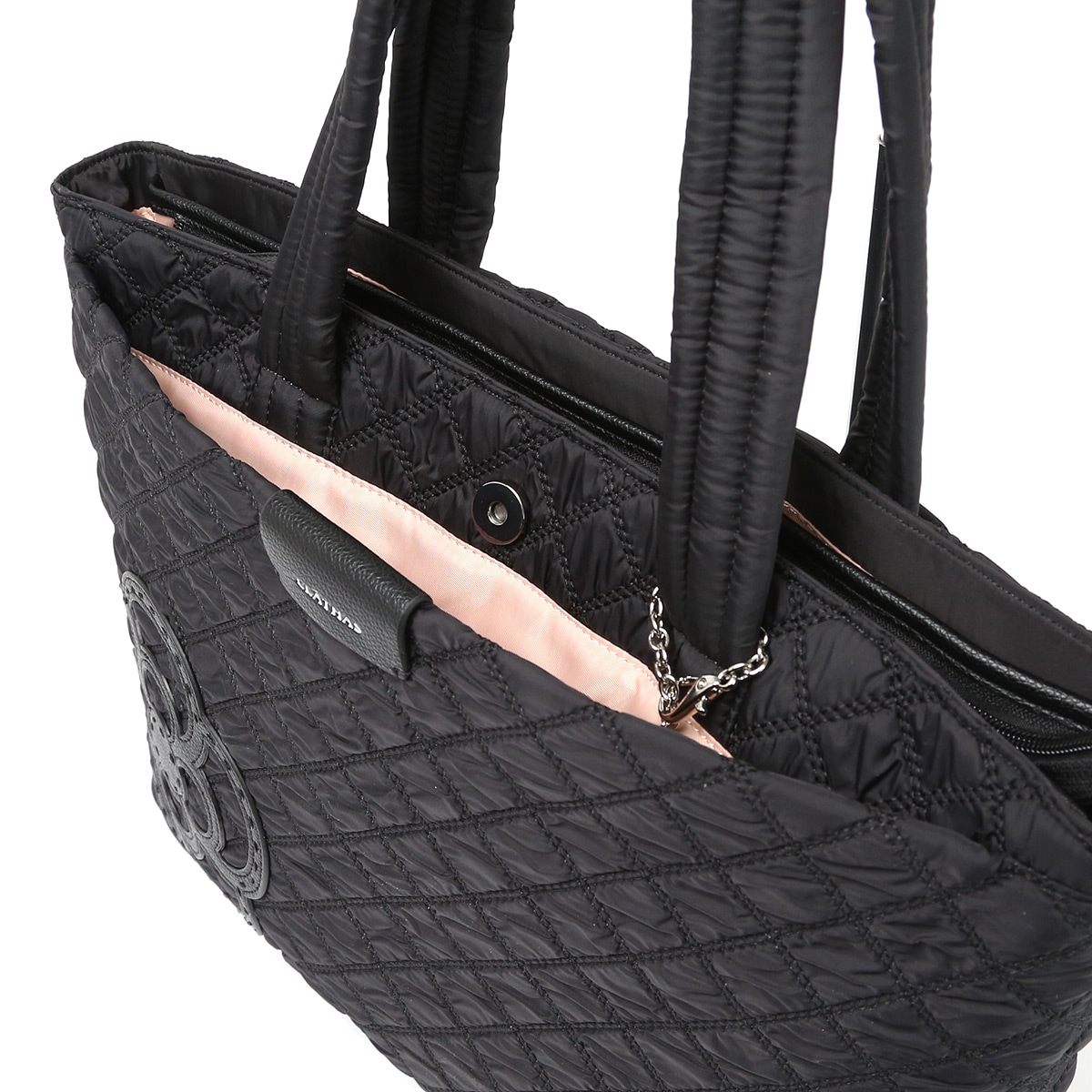 クレイサス CLATHAS バッグ 鞄 トートバッグ大 ナイロン レディース カペラ 軽い ブラック 花柄 b5収納 189550 正規代理店